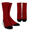 Dragons Red Skin Texture Crew Socks