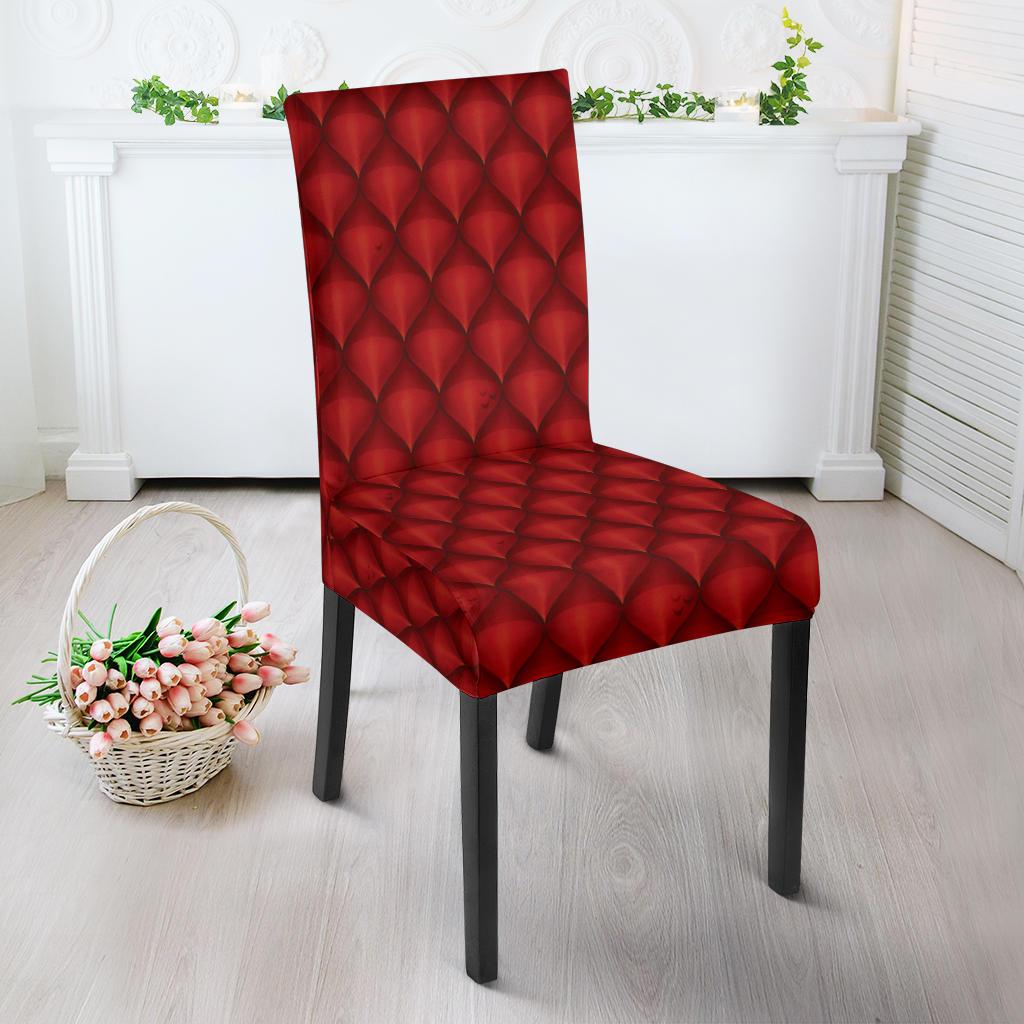 Dragons Red Skin Texture Dinning Chair Slipper-JTAMIGO.COM