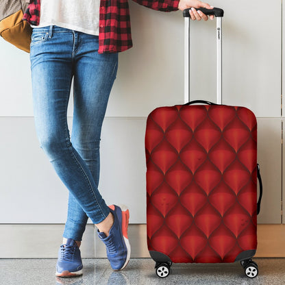 Dragons Red Skin Texture Luggage Cover Protector
