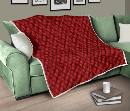 Dragons Red Skin Texture Premium Quilt-JTAMIGO.COM