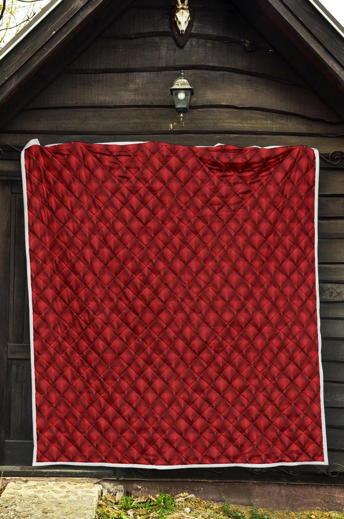 Dragons Red Skin Texture Premium Quilt-JTAMIGO.COM