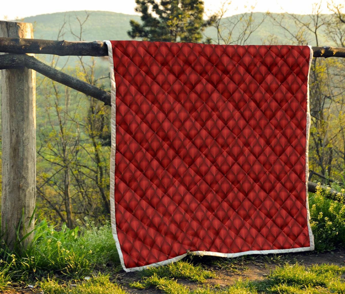 Dragons Red Skin Texture Premium Quilt-JTAMIGO.COM