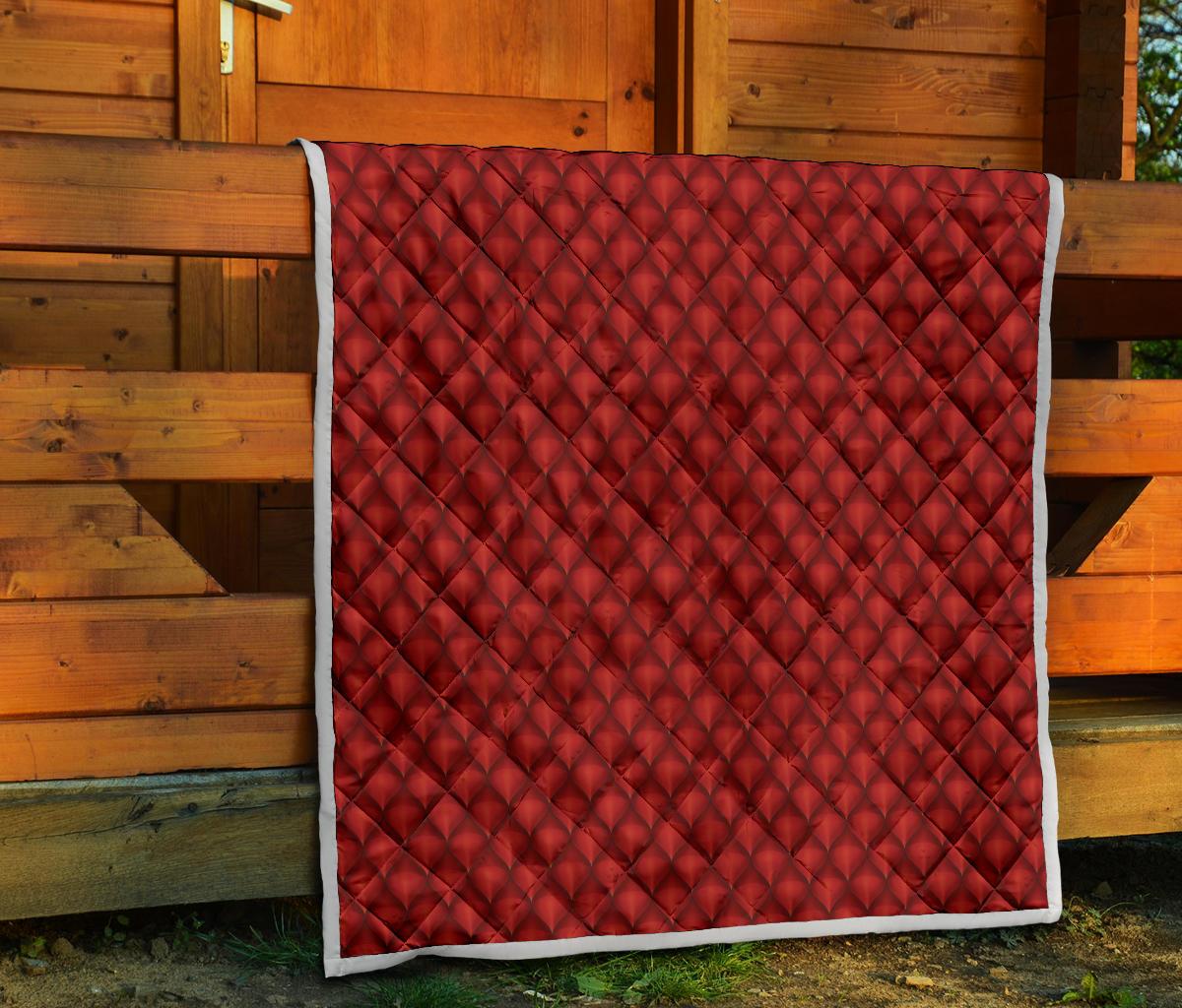 Dragons Red Skin Texture Premium Quilt-JTAMIGO.COM