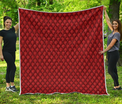 Dragons Red Skin Texture Premium Quilt-JTAMIGO.COM