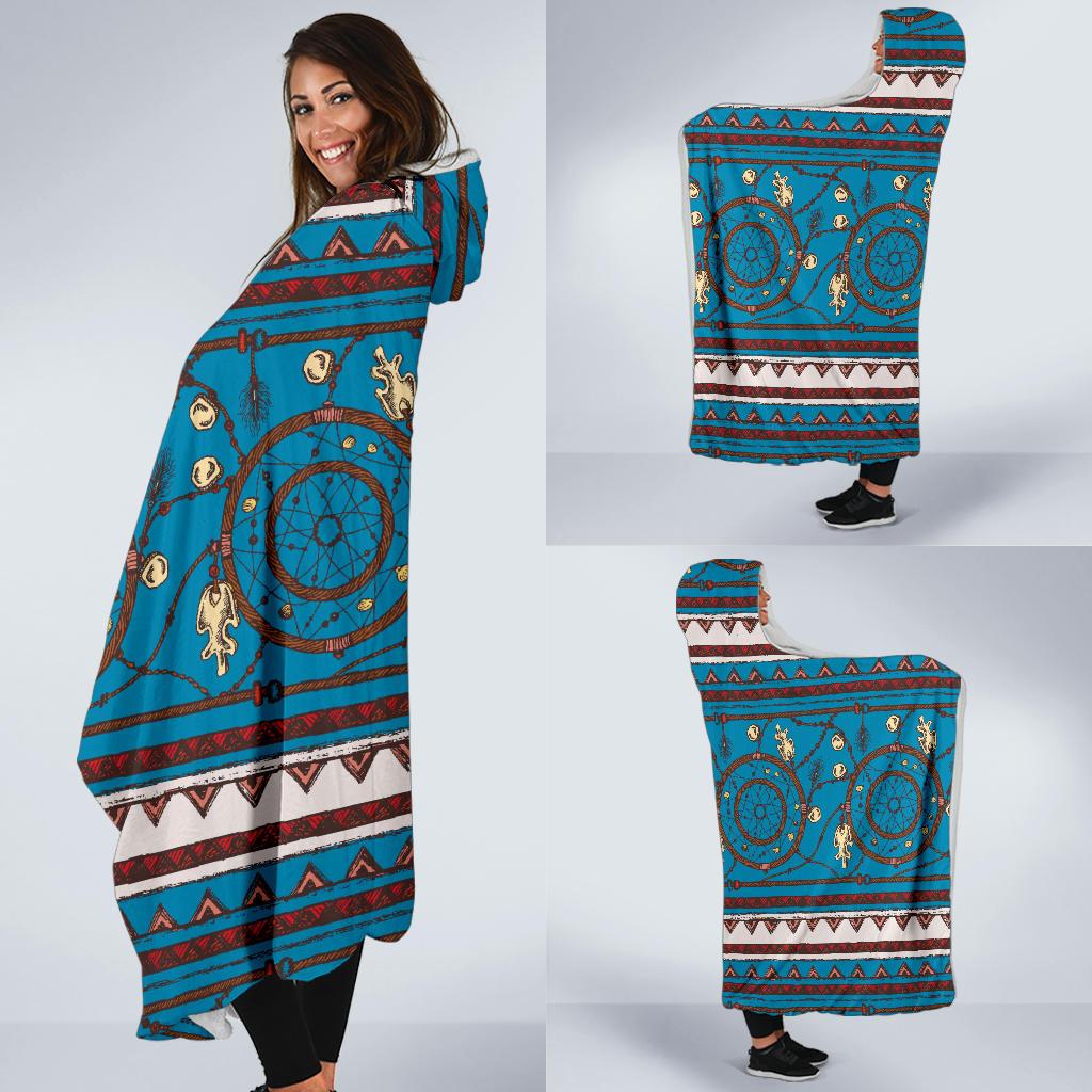 Dream catcher aztec Hooded Blanket-JTAMIGO.COM