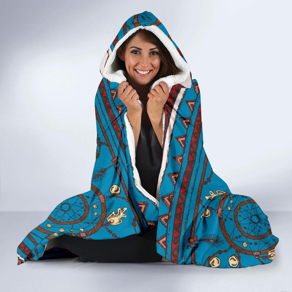 Dream catcher aztec Hooded Blanket-JTAMIGO.COM