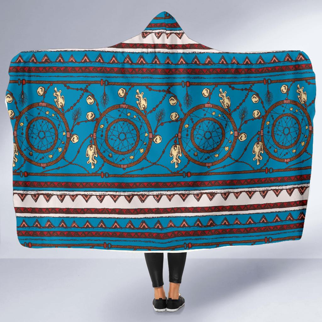 Dream catcher aztec Hooded Blanket-JTAMIGO.COM