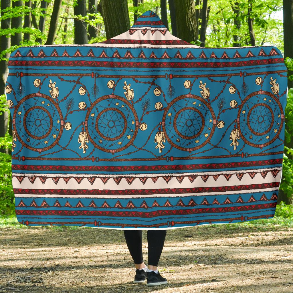 Dream catcher aztec Hooded Blanket-JTAMIGO.COM