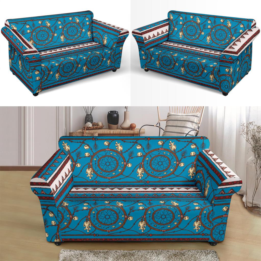 Dream catcher aztec Loveseat Slipcover-JTAMIGO.COM