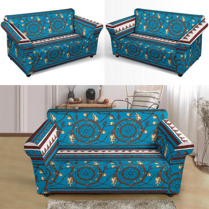 Dream catcher aztec Loveseat Slipcover-JTAMIGO.COM