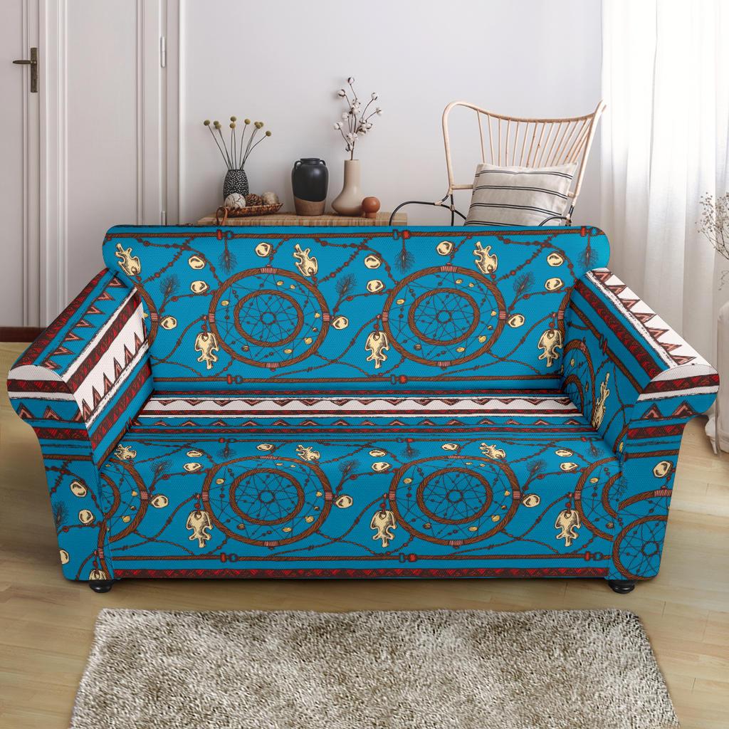 Dream catcher aztec Loveseat Slipcover-JTAMIGO.COM