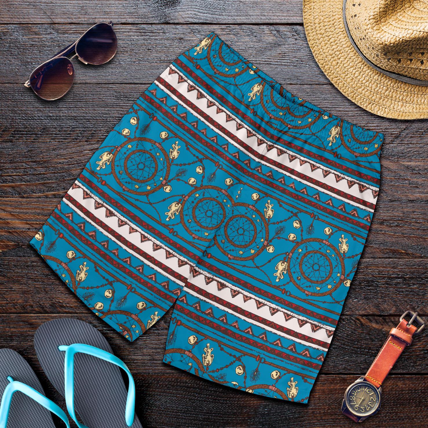 Dream catcher aztec Mens Shorts-JTAMIGO.COM
