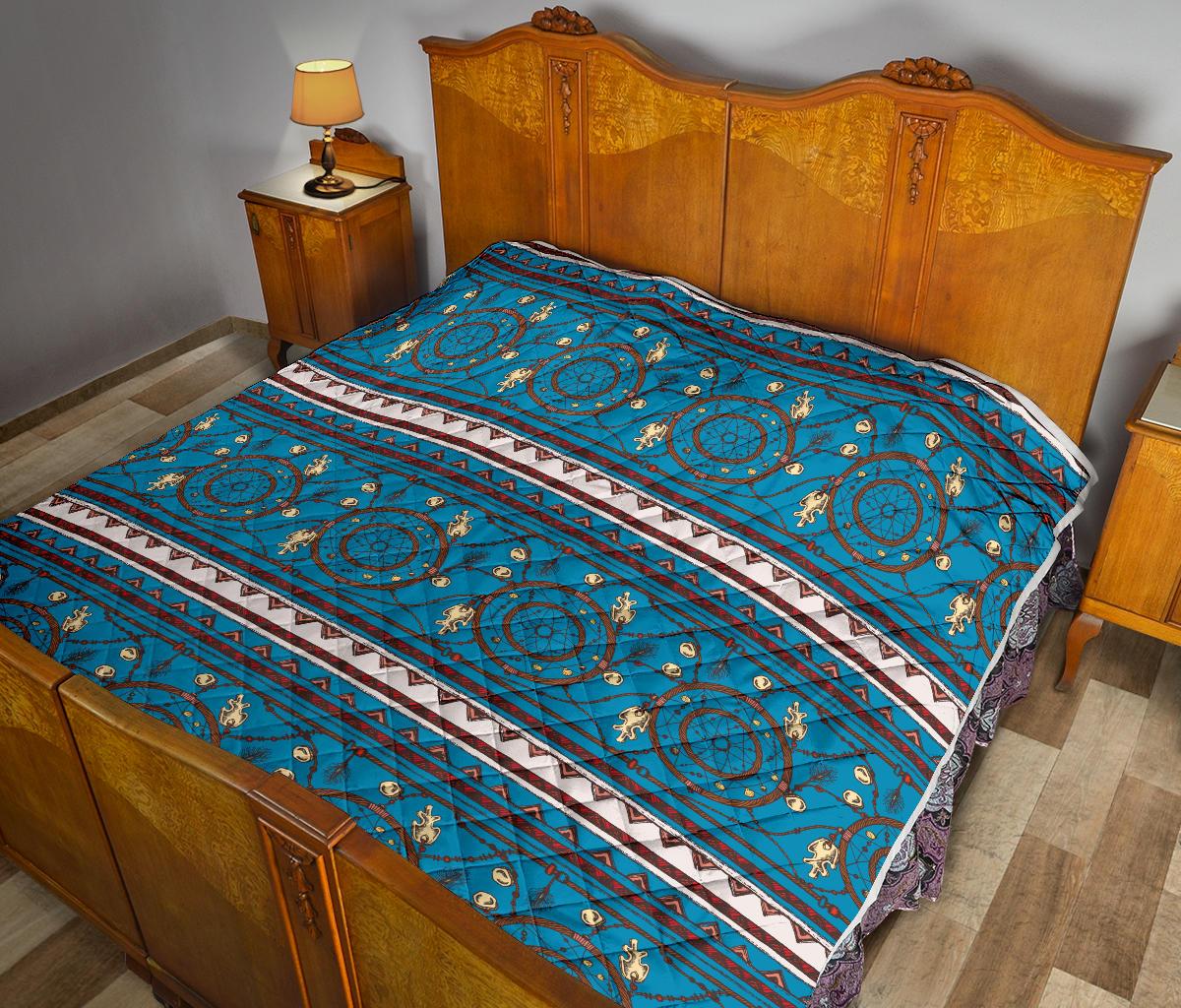 Dream catcher aztec Premium Quilt-JTAMIGO.COM