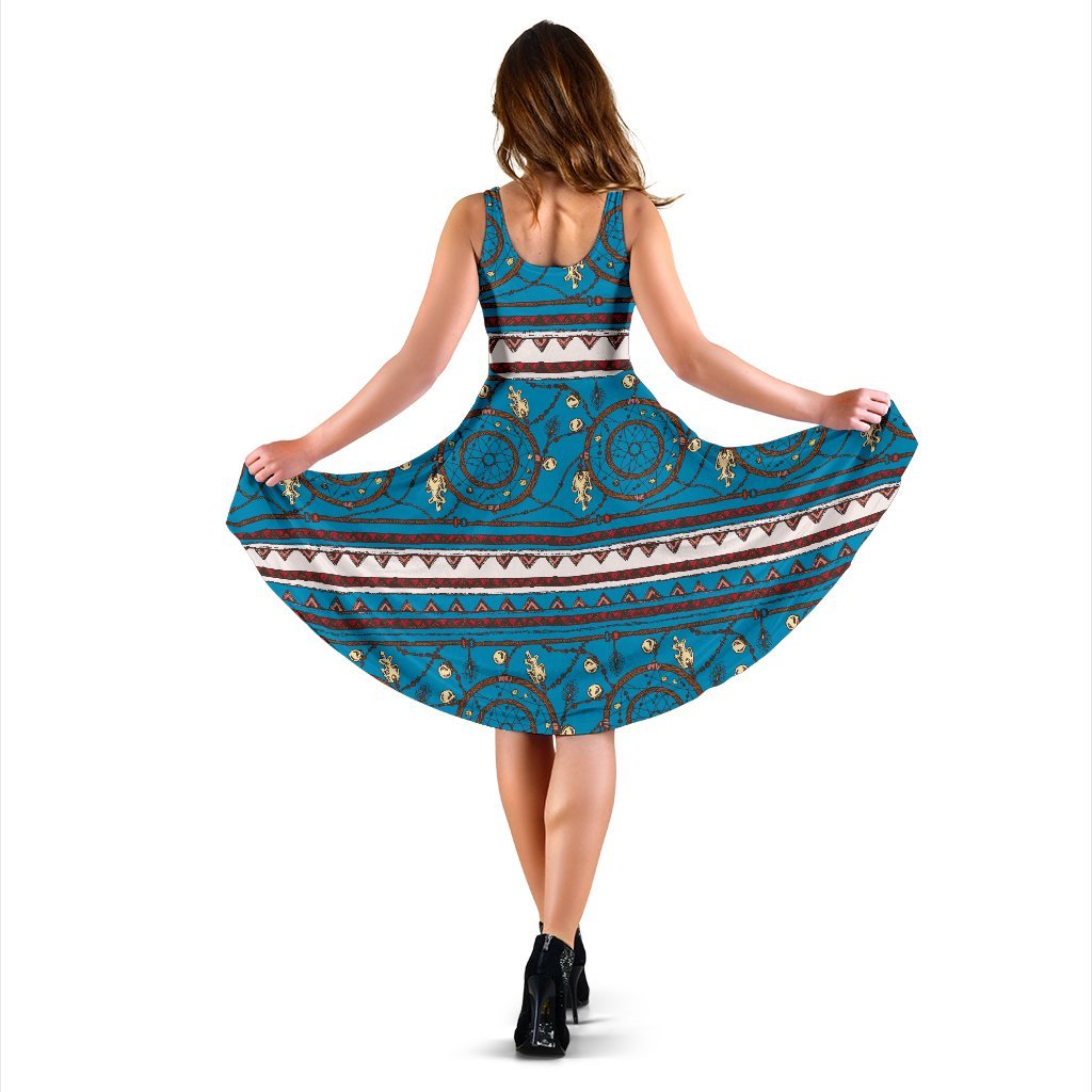 Dream Catcher Aztec Sleeveless Dress