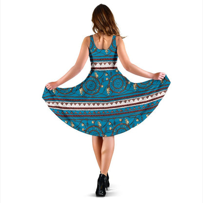 Dream Catcher Aztec Sleeveless Dress