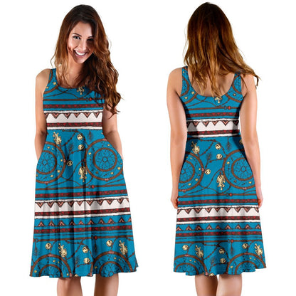 Dream Catcher Aztec Sleeveless Dress