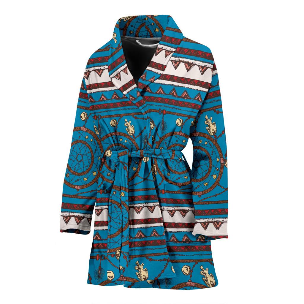 Dream catcher aztec Women Bath Robe-JTAMIGO.COM