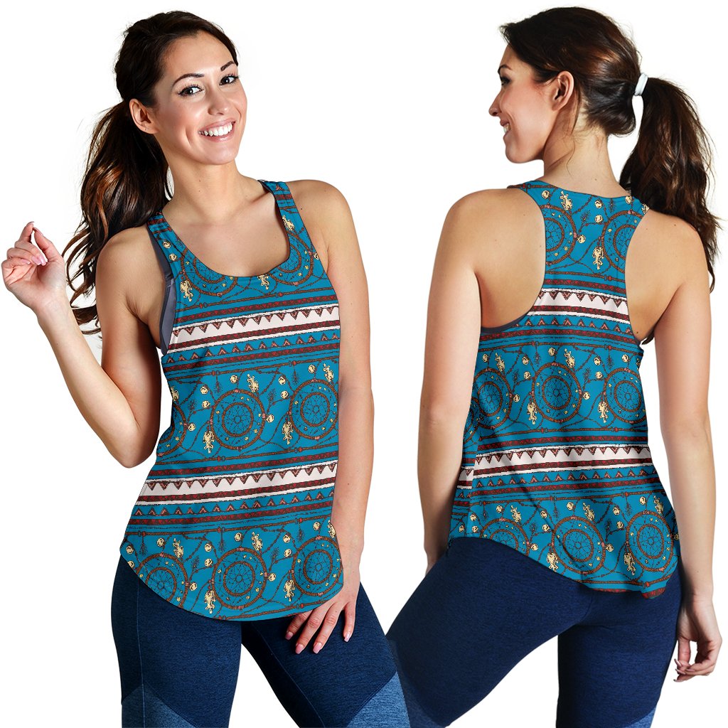 Dream Catcher Aztec Women Racerback Tank Top
