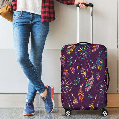 Dream Catcher Boho Design Luggage Cover Protector