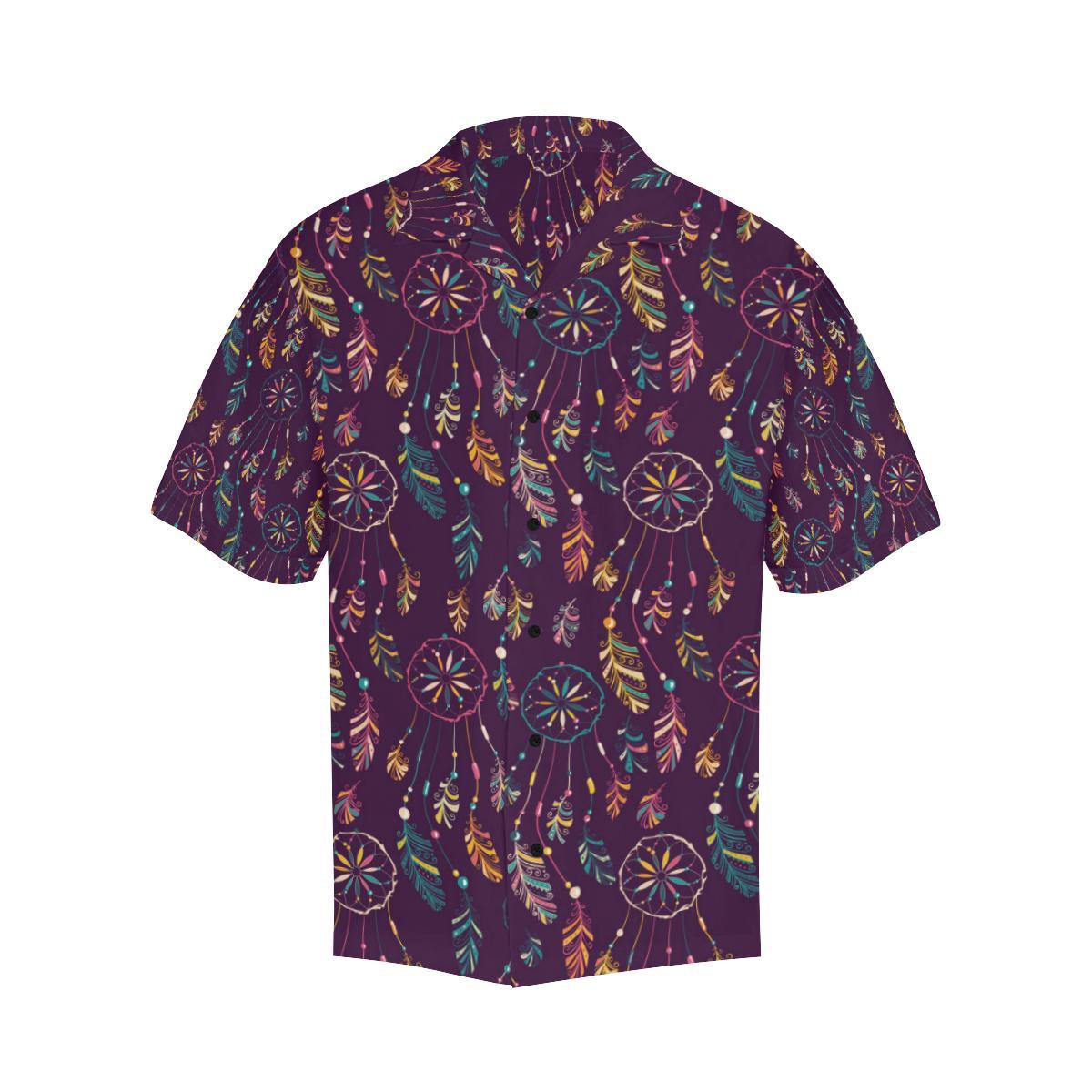 Dream Catcher Boho Design Men Aloha Hawaiian Shirt