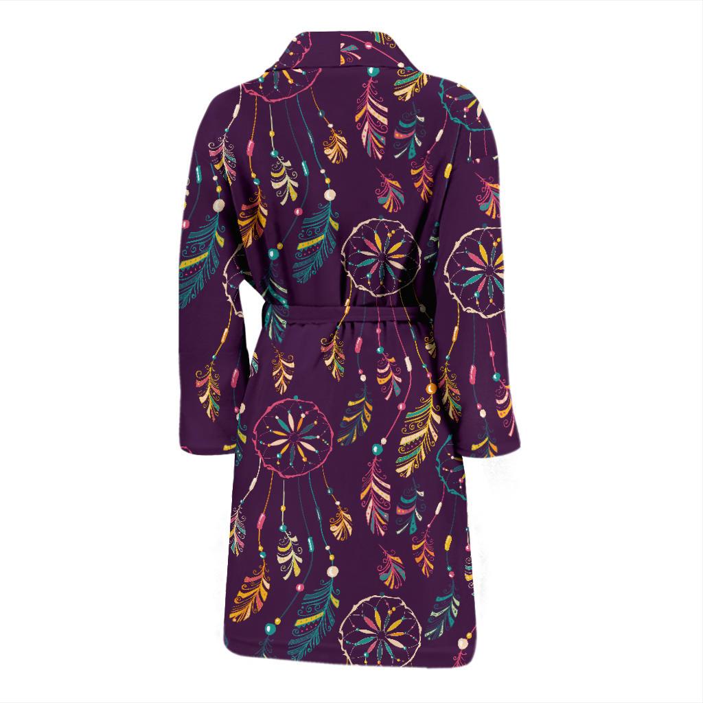 Dream Catcher Boho Design Men Bath Robe-JTAMIGO.COM