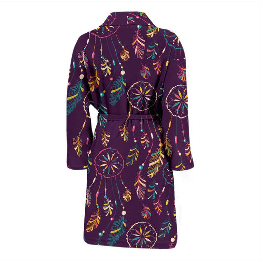 Dream Catcher Boho Design Men Bath Robe-JTAMIGO.COM