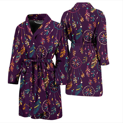 Dream Catcher Boho Design Men Bath Robe-JTAMIGO.COM