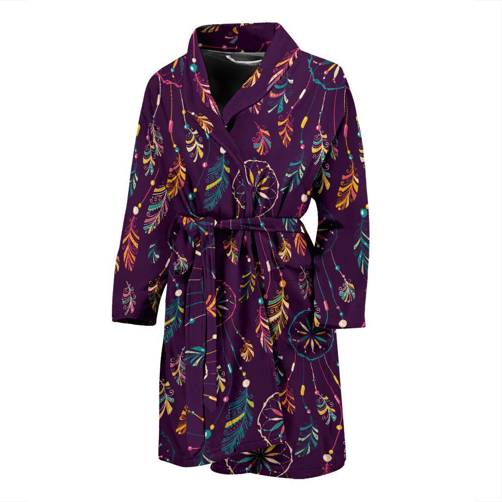 Dream Catcher Boho Design Men Bath Robe-JTAMIGO.COM
