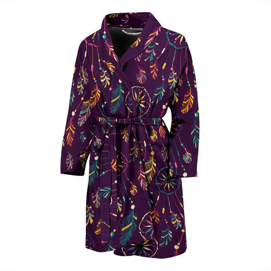 Dream Catcher Boho Design Men Bath Robe-JTAMIGO.COM