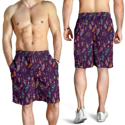 Dream Catcher Boho Design Mens Shorts-JTAMIGO.COM