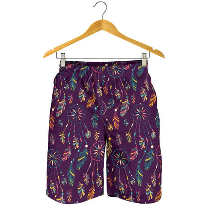 Dream Catcher Boho Design Mens Shorts-JTAMIGO.COM