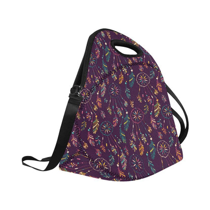 Dream Catcher Boho Design Neoprene Lunch Bag (Model 1669)(Large)-JTAMIGO.COM
