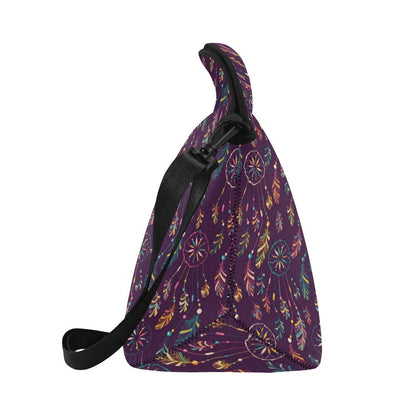 Dream Catcher Boho Design Neoprene Lunch Bag (Model 1669)(Large)-JTAMIGO.COM