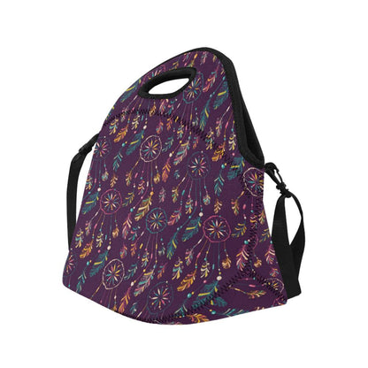 Dream Catcher Boho Design Neoprene Lunch Bag (Model 1669)(Large)-JTAMIGO.COM