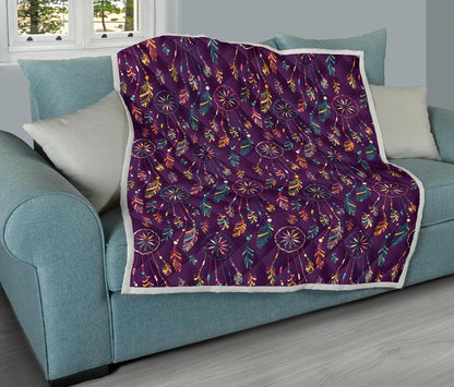 Dream Catcher Boho Design Premium Quilt-JTAMIGO.COM