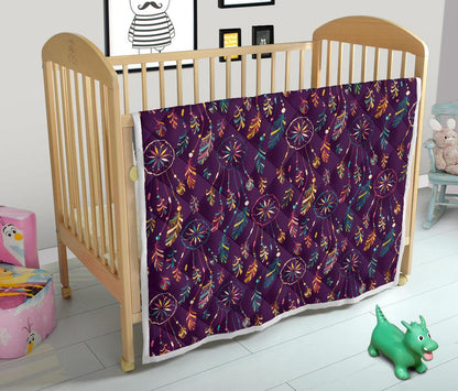 Dream Catcher Boho Design Premium Quilt-JTAMIGO.COM