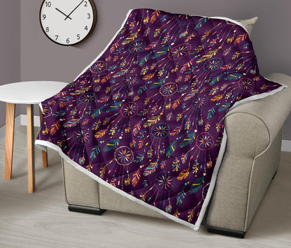 Dream Catcher Boho Design Premium Quilt-JTAMIGO.COM