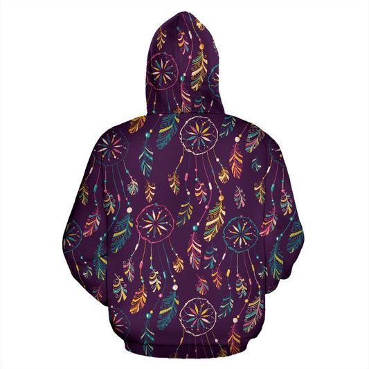 Dream Catcher Boho Design Pullover Hoodie