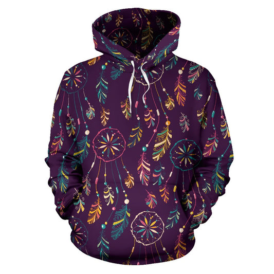 Dream Catcher Boho Design Pullover Hoodie