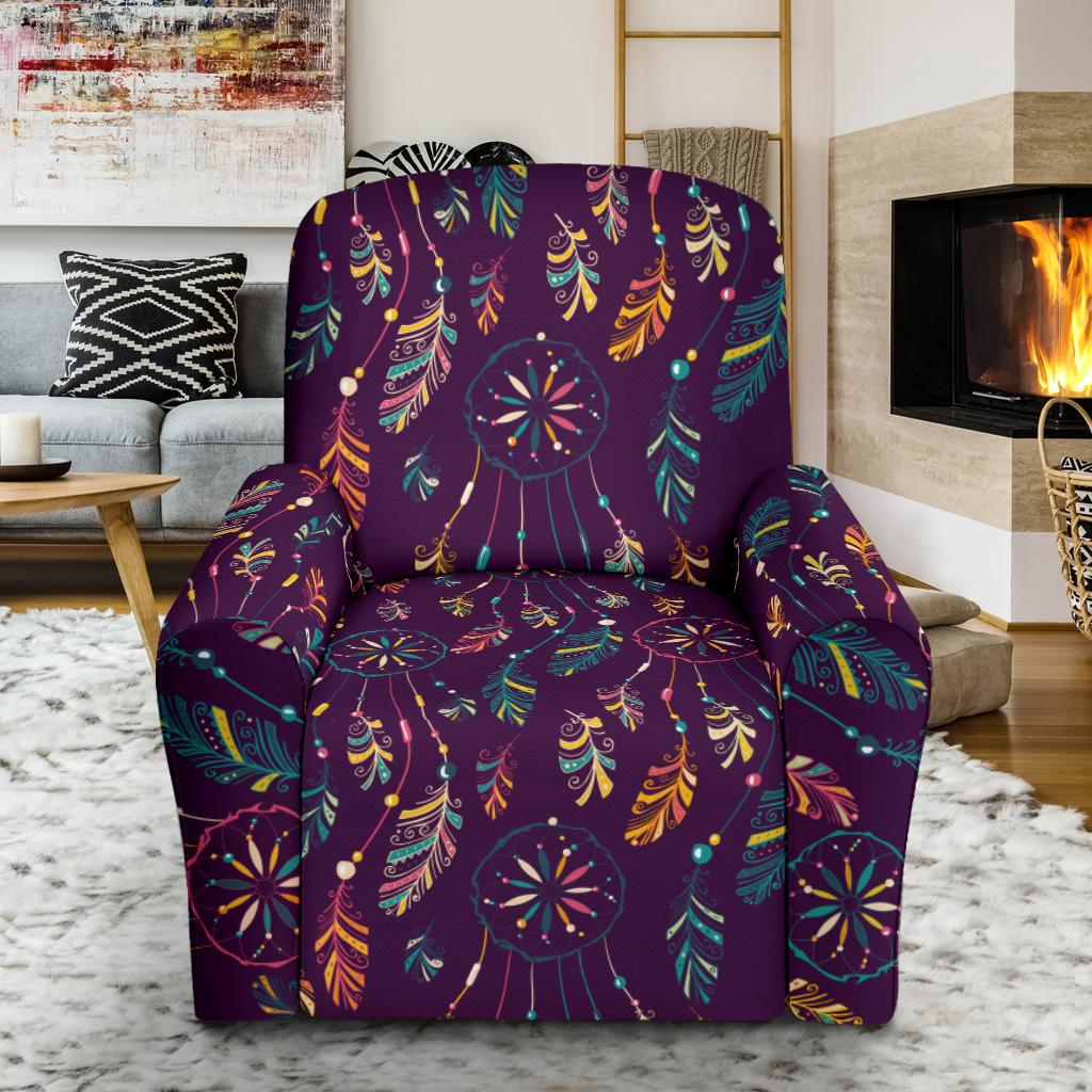 Dream Catcher Boho Design Single Sofa Slipcover -JTAMIGO.COM