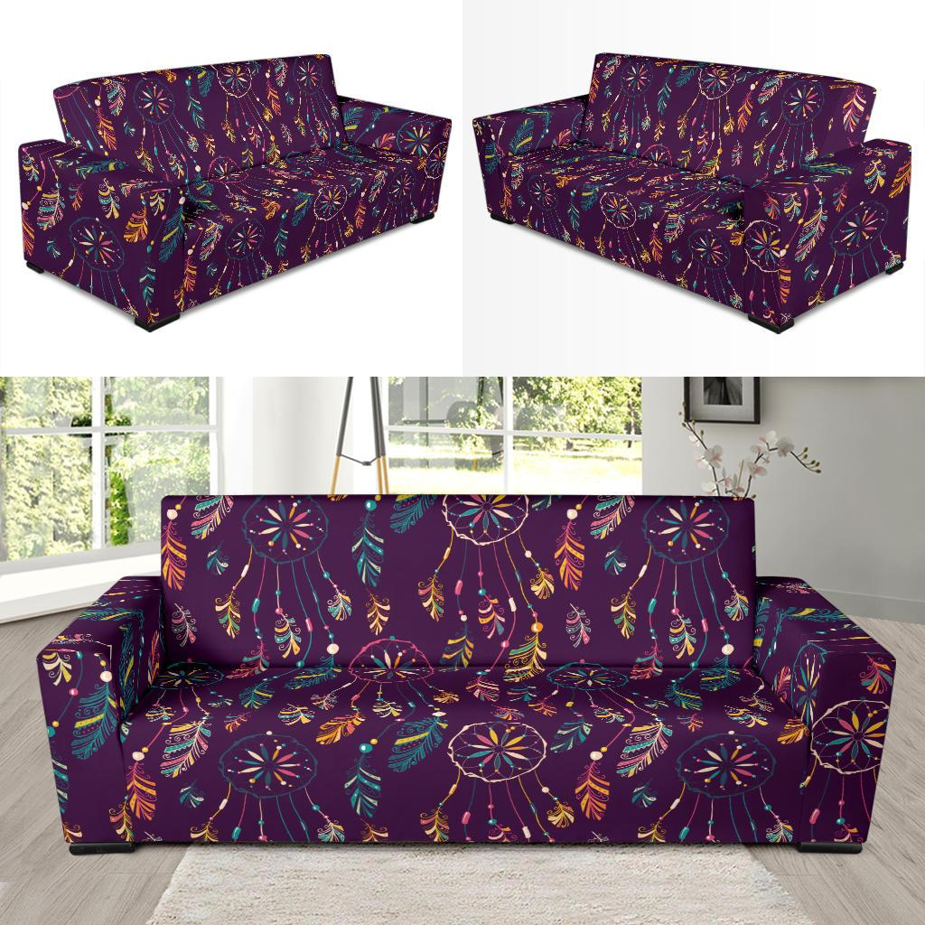 Dream Catcher Boho Design Sofa Slipcover-JTAMIGO.COM
