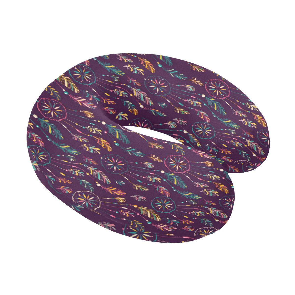 Dream Catcher Boho Design U-Shaped Travel Neck Pillow-JTAMIGO.COM