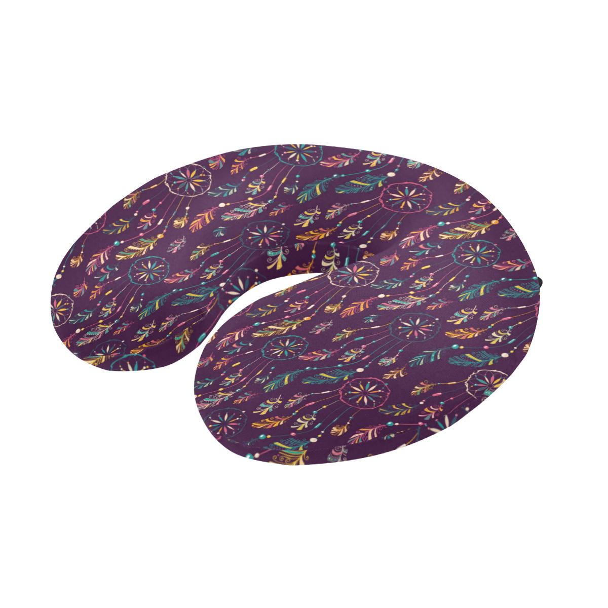 Dream Catcher Boho Design U-Shaped Travel Neck Pillow-JTAMIGO.COM