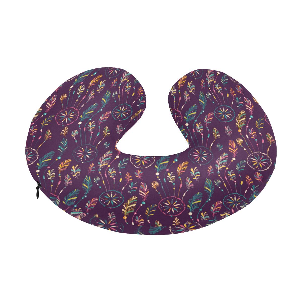 Dream Catcher Boho Design U-Shaped Travel Neck Pillow-JTAMIGO.COM