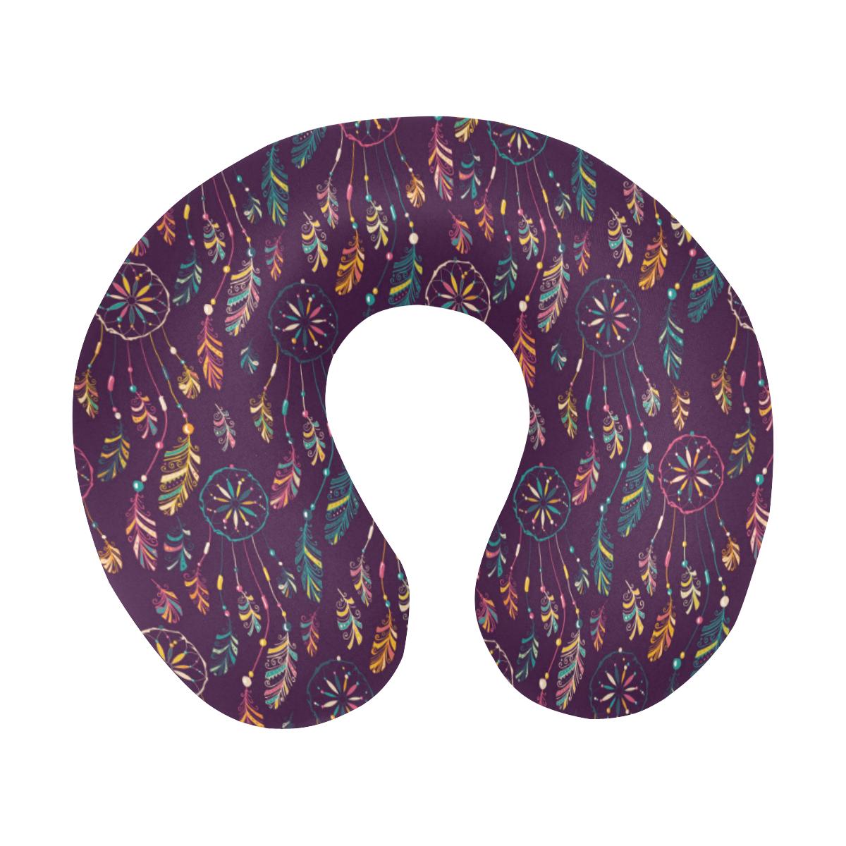 Dream Catcher Boho Design U-Shaped Travel Neck Pillow-JTAMIGO.COM