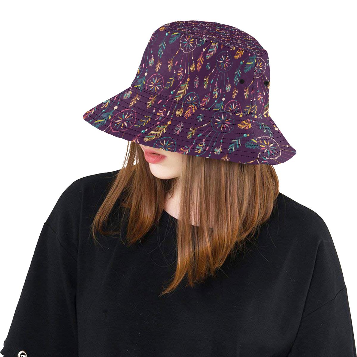 Dream Catcher Boho Design Unisex Bucket Hat