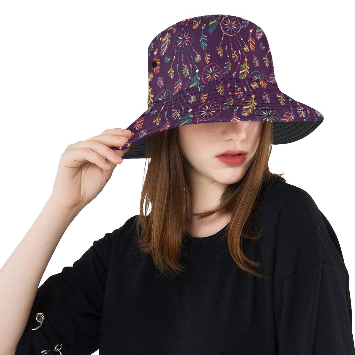Dream Catcher Boho Design Unisex Bucket Hat