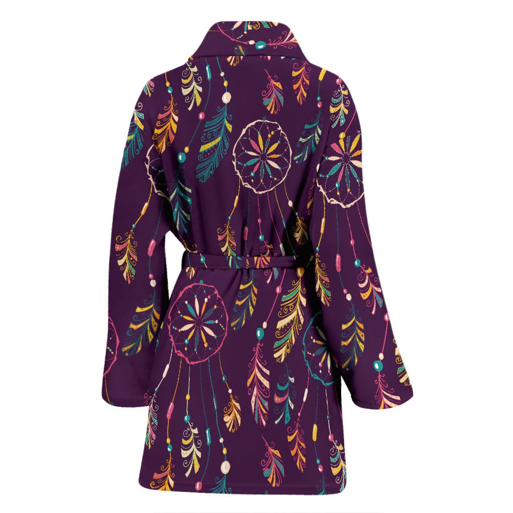 Dream Catcher Boho Design Women Bath Robe-JTAMIGO.COM