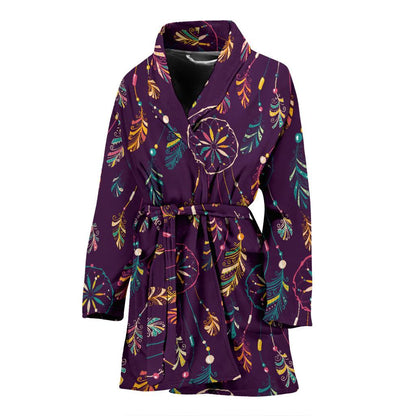 Dream Catcher Boho Design Women Bath Robe-JTAMIGO.COM
