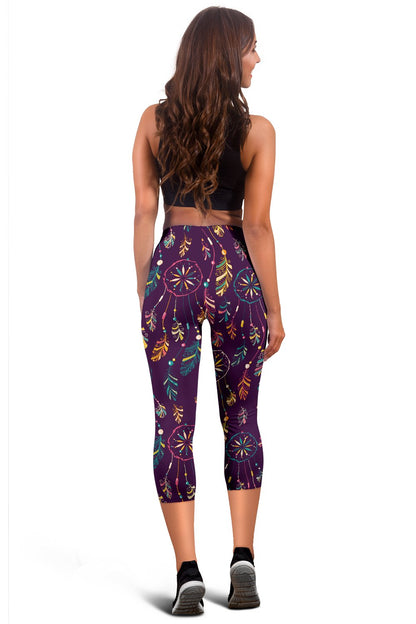 Dream Catcher Boho Design Women Capris
